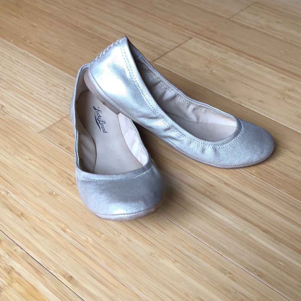 Gold Ballet Flats